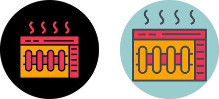 Heater Icon Design vector