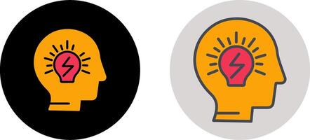 Brainstorming Icon Design vector