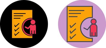 Checklist Icon Design vector