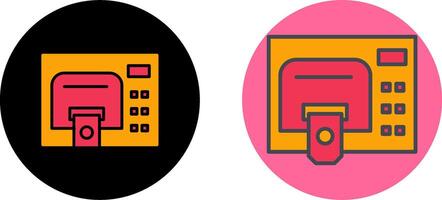 ATM Service Icon Design vector