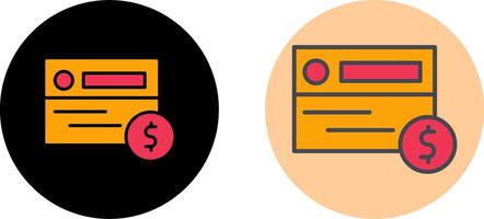 Card Payment Icon Design vector