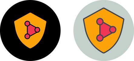 Network Protection Icon Design vector