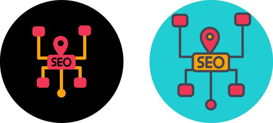 SEO Structure Icon Design