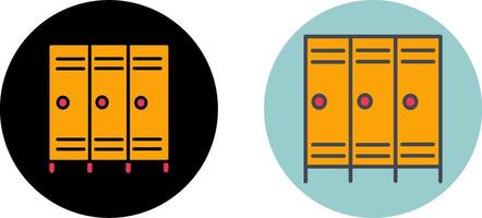 Lockers Icon Design vector