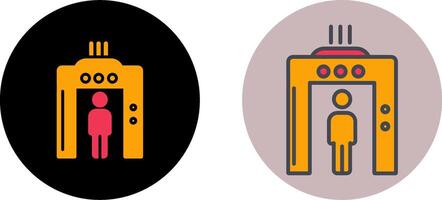 Airport Security Icon Design vector