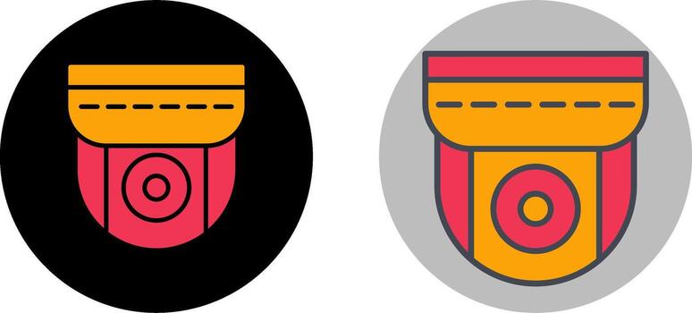 Security Camera Icon Design vector