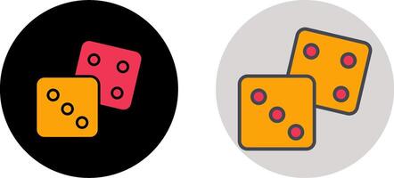 Dice Icon Design vector