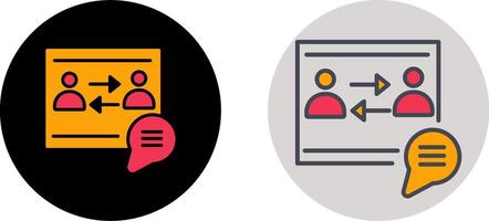 Communication Icon Design vector