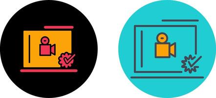 Quality Screen Icon Design vector