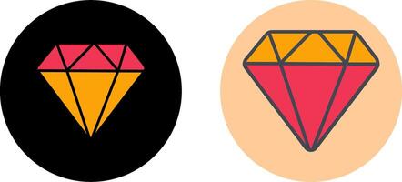 diseño de icono de diamante vector