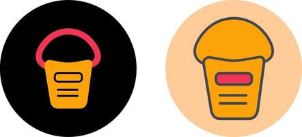 Bucket Icon Design vector