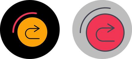 Previous Icon Design vector