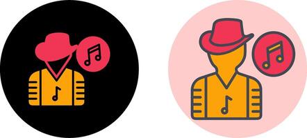 Musician Icon Design vector