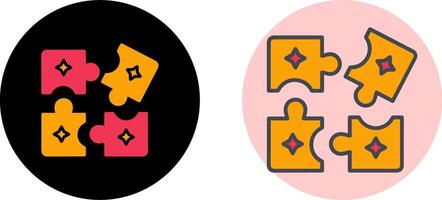 Puzzle Icon Design vector