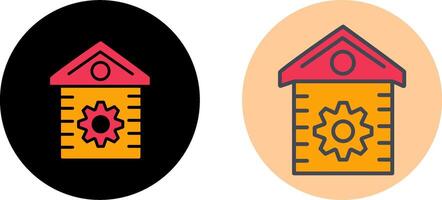 House Setting Icon Design vector