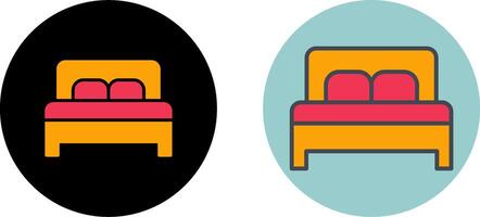 Double Bed II Icon Design vector