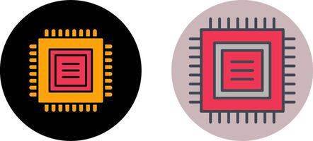 CPU Icon Design vector