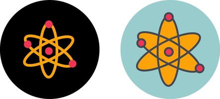 Atom Icon Design vector