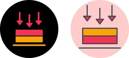 Press Icon Design vector