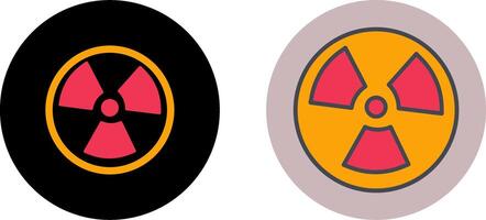 Nuclear Icon Design vector