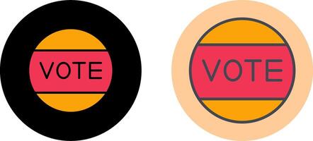 diseño de icono de voto vector