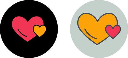 Hearts Icon Design vector