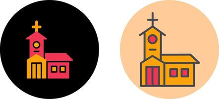 Building Church Icon Design vector