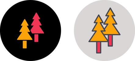 Pine Tree Icon Design vector