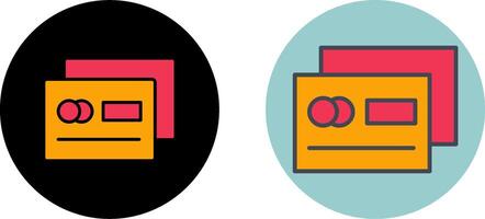 ATM Card Icon Design vector