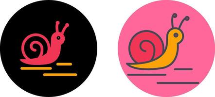 Snail Icon Design vector