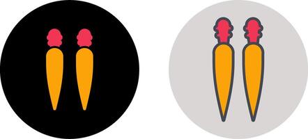 Carrot Icon Design vector