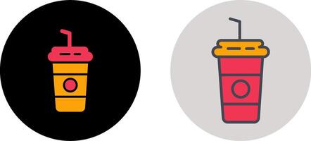 Milkshake Icon Design vector