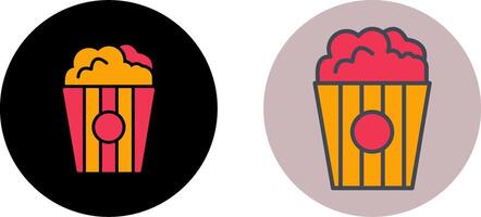 Popcorn Icon Design vector