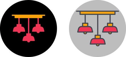 Overhead Light Icon Design vector