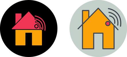 Smart House Icon Design vector