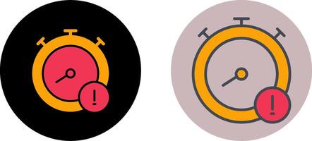 Run Time Icon Design vector