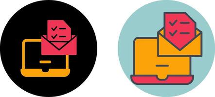 Distance Education Icon Design vector