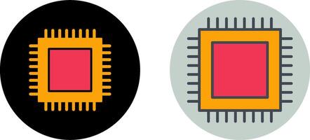 CPU Icon Design vector