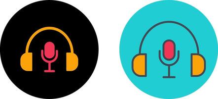 Podcast Icon Design vector