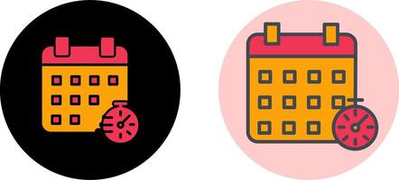 Timetable Icon Design vector