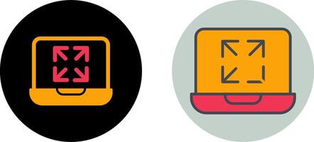Maximize Icon Design vector