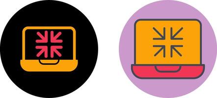 Minimize Icon Design vector