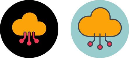 Cloud Computing Icon Design vector