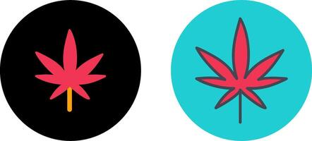 Weed Icon Design vector