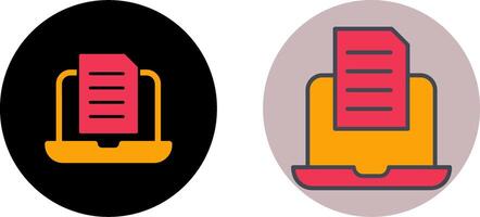 Document Icon Design vector