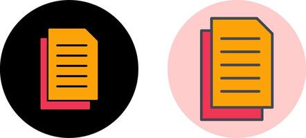 Document Icon Design vector