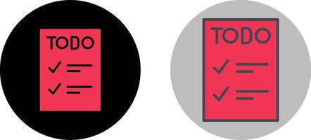 To do List Icon Design vector