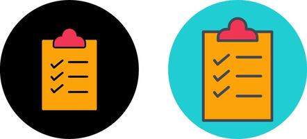 Checklist Icon Design vector