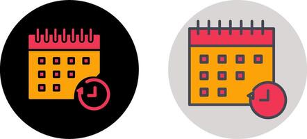 Period Time Icon Design vector