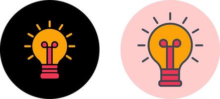 Light Bulb Icon Design vector